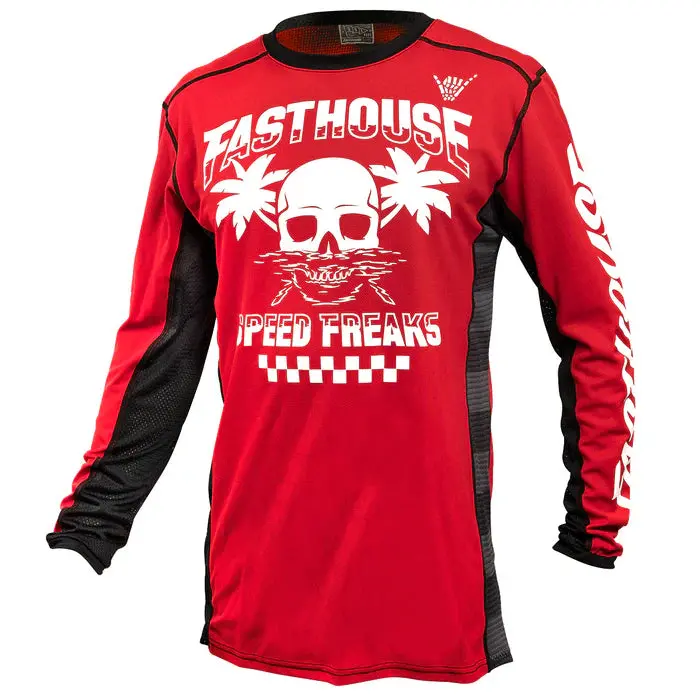 Fasthouse Usa Grindhouse Subside Jersey - Red 1