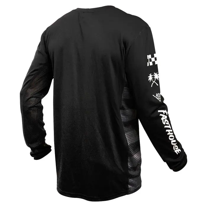 Fasthouse Usa Grindhouse Subside Jersey - Youth - Black 2