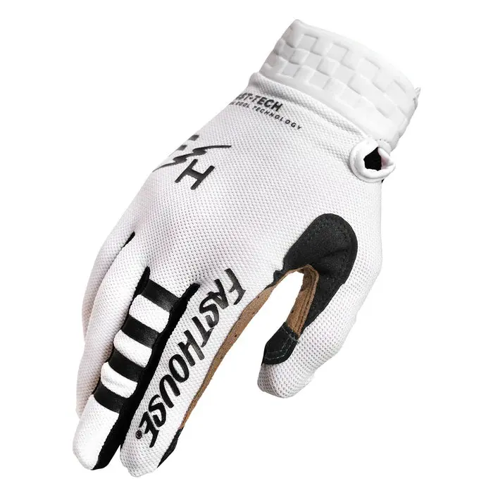 Fasthouse Vapor Glove - White-Black 1