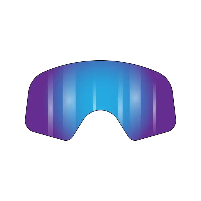 Fasthouse Vonzipper Beefy Spare Lexan Goggle Lens - Quasar Chrome 1