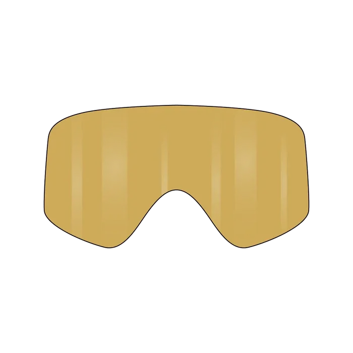 Fasthouse Vonzipper Porkchop Spare Injected Goggle Lens - Amber 1