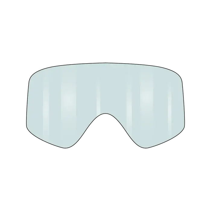 Fasthouse Vonzipper Porkchop Spare Injected Goggle Lens - Clear 1