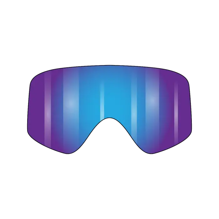 Fasthouse Vonzipper Porkchop Spare Injected Goggle Lens - Quasar Chrome 1