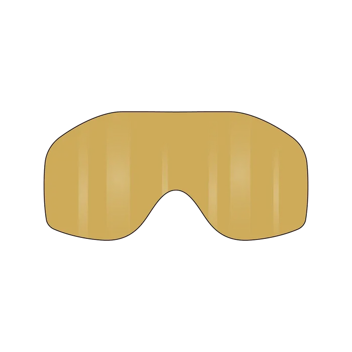 Fasthouse Vonzipper Sizzle Spare Lexan Goggle Lens - Amber 1