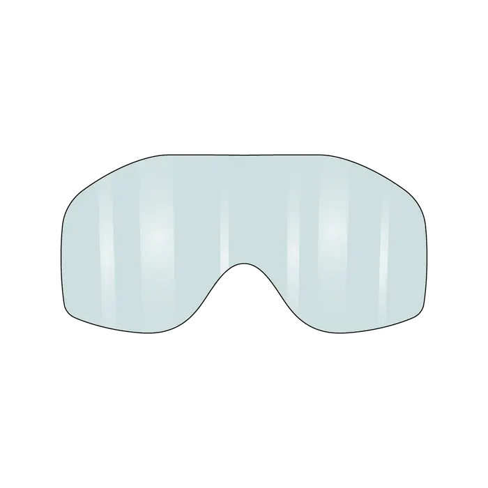 Fasthouse Vonzipper Sizzle Spare Lexan Goggle Lens - Clear 1