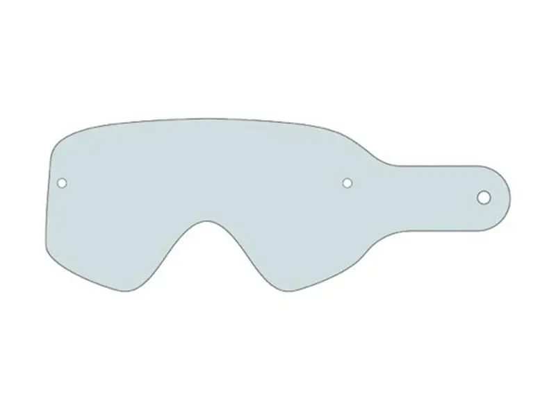 Fasthouse Vonzipper Sizzle Standard Tear Offs - Clear 1