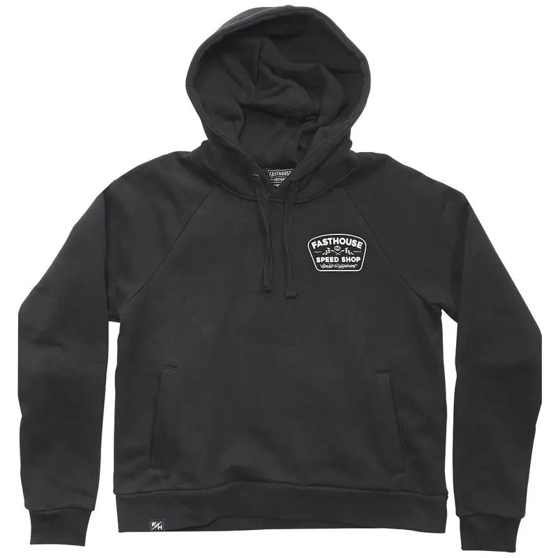 Fasthouse Wedged Hooded Pullover - Womens - Black 1