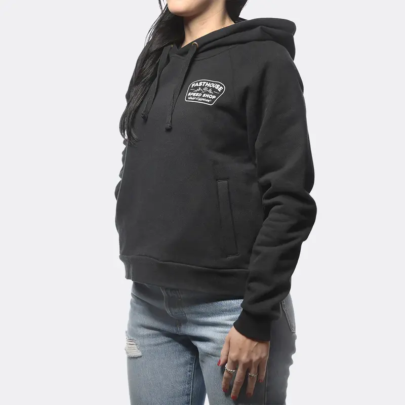 Fasthouse Wedged Hooded Pullover - Womens - Black 2