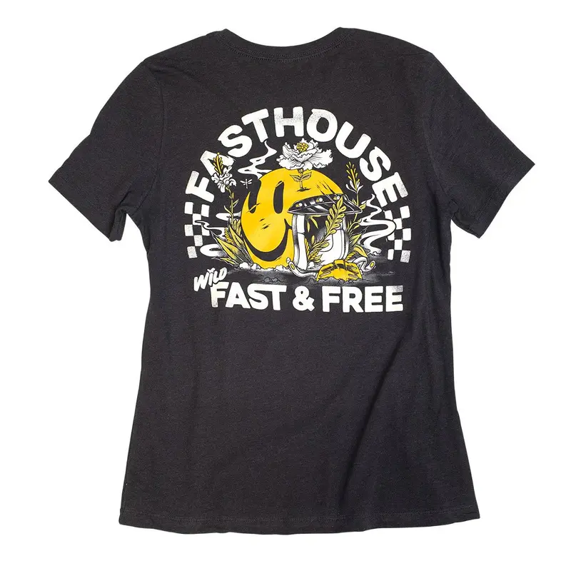 Fasthouse Wild One Tee - Womens - Heather Black 1