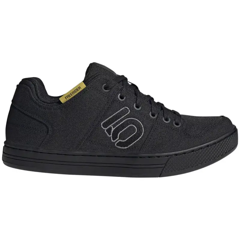 Five Ten Freerider Canvas Flat Pedal Shoe - Core Black-Dgh Solid Gray-Gray Five 1
