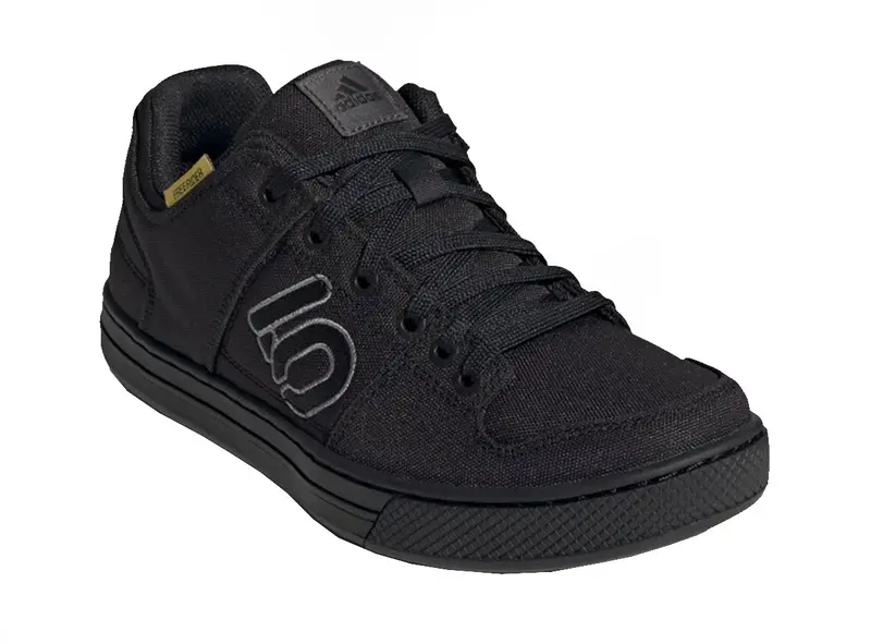 Five Ten Freerider Canvas Flat Pedal Shoe - Core Black-Dgh Solid Gray-Gray Five - 2023 1