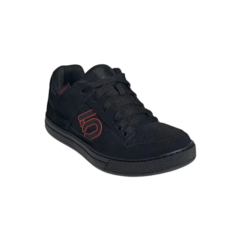 Five Ten Freerider Flat Pedal Shoe - Core Black-Red-Gray Five 6