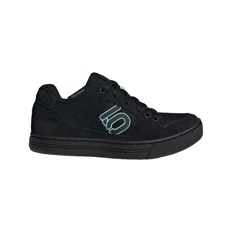 Five Ten Freerider Flat Pedal Shoe - Womens - Core Black-Core Black-Gray Six 1
