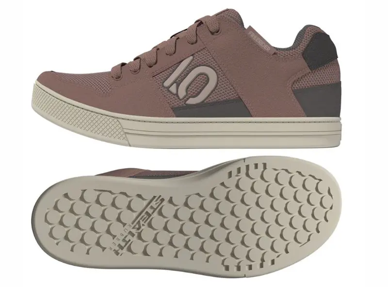 Five Ten Freerider Flat Pedal Shoe - Womens - Warm Clay-Wonder Taupe-Charcoal 2