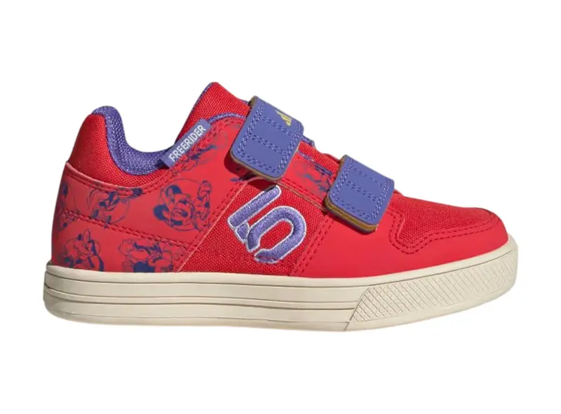 Five Ten Freerider Kids Vcs Dsn Mtb Shoe - Pure Ruby-Violet Tone-Wonder White 1