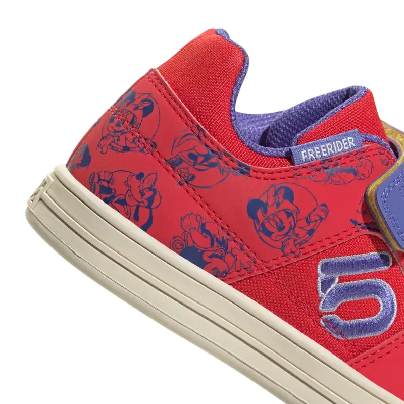 Five Ten Freerider Kids Vcs Dsn Mtb Shoe - Pure Ruby-Violet Tone-Wonder White 6