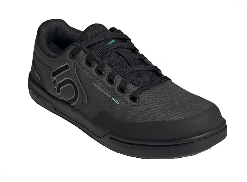 Five Ten Freerider Pro Canvas Flat Pedal Shoe - Dgh Solid Gray-Core Black-Gray Three - 2022 1