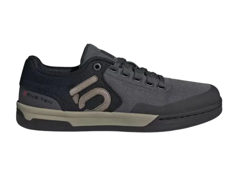 Five Ten Freerider Pro Canvas Flat Pedal Shoe - Gray Six-Silver Pebble-Core Black 1