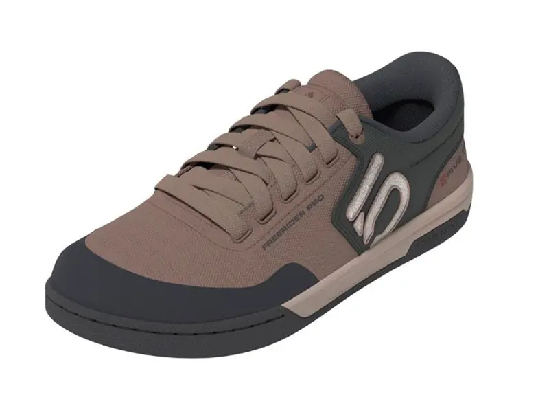 Five Ten Freerider Pro Canvas Flat Pedal Shoe - Womens - Warm Clay-Wonder Taupe-Gray Six 1