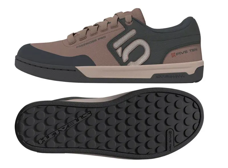 Five Ten Freerider Pro Canvas Flat Pedal Shoe - Womens - Warm Clay-Wonder Taupe-Gray Six 2