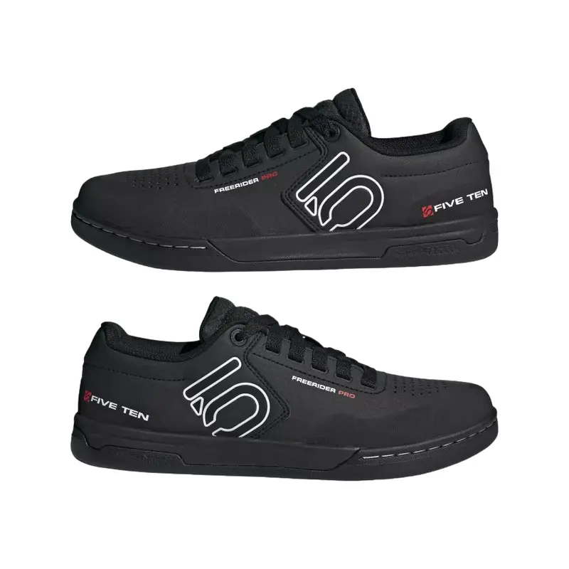 Five Ten Freerider Pro Flat Pedal Shoe - Core Black-White-White 6
