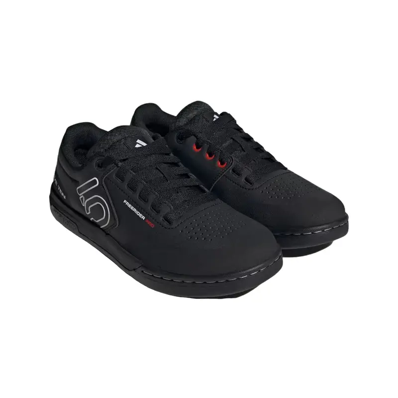 Five Ten Freerider Pro Flat Pedal Shoe - Core Black-White-White 8