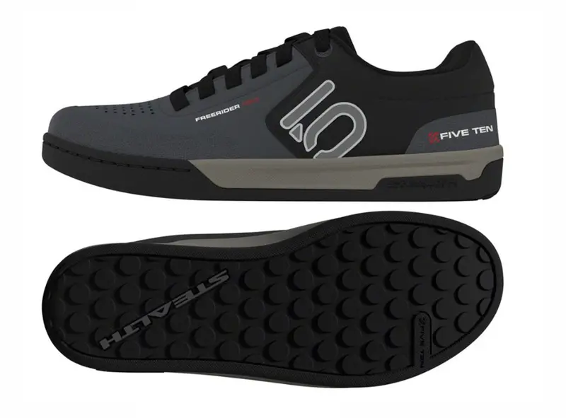 Five Ten Freerider Pro Flat Pedal Shoe - Gray Six-Silver Pebble-Core Black 2