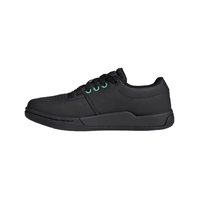 Five Ten Freerider Pro Flat Pedal Shoe - Womens - Core Black-Crystal White-Acid Mint 2