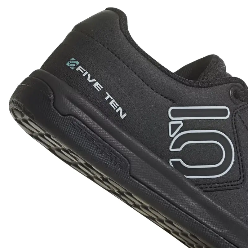 Five Ten Freerider Pro Flat Pedal Shoe - Womens - Core Black-Crystal White-Acid Mint 4