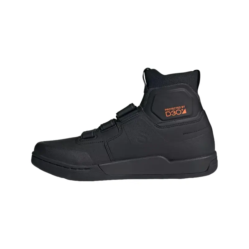 Five Ten Freerider Pro Mid Vcs Flat Pedal Shoe - Core Black-Solar Red-Gray Three 2