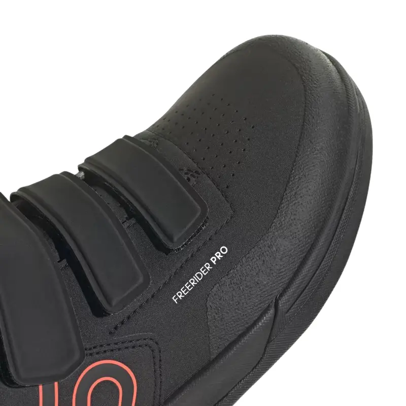 Five Ten Freerider Pro Mid Vcs Flat Pedal Shoe - Core Black-Solar Red-Gray Three 8