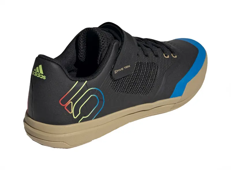 Five Ten Hellcat Pro Clipless Mtb Shoe - Core Black-Carbon-Pulse Lime - 2022 3