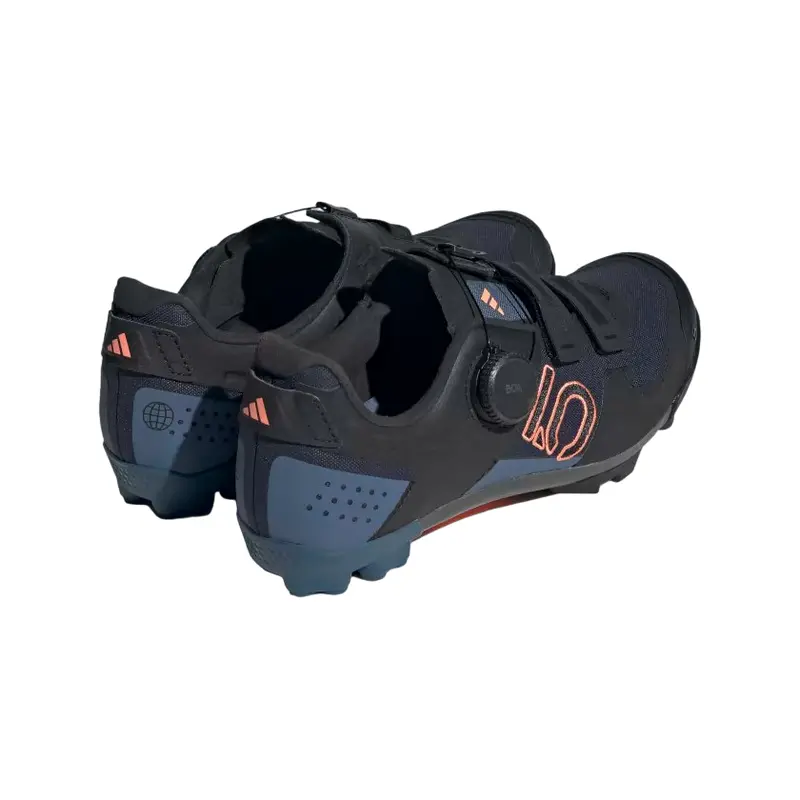 Five Ten Kestrel Boa Clipless Mtb Shoe - Womens - Legend Ink-Black-Coral Fusion 6