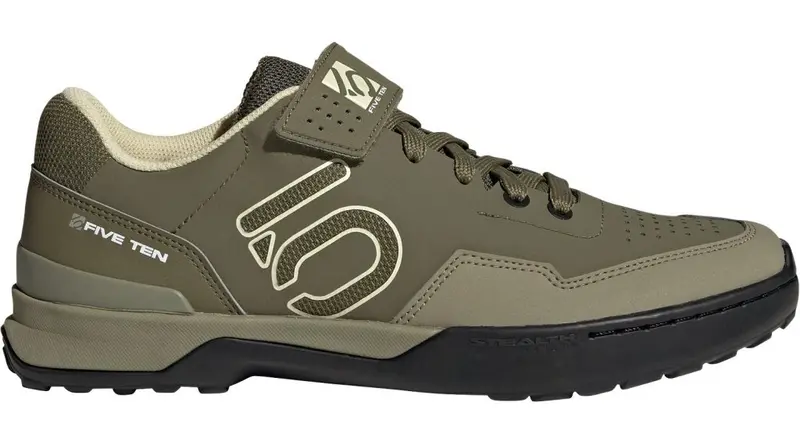 Five Ten Kestrel Lace Clipless Mtb Shoe - Focus Olive-Sandy Beige-Orbit Green - 2022 1