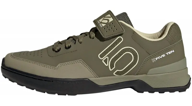 Five Ten Kestrel Lace Clipless Mtb Shoe - Focus Olive-Sandy Beige-Orbit Green - 2022 2