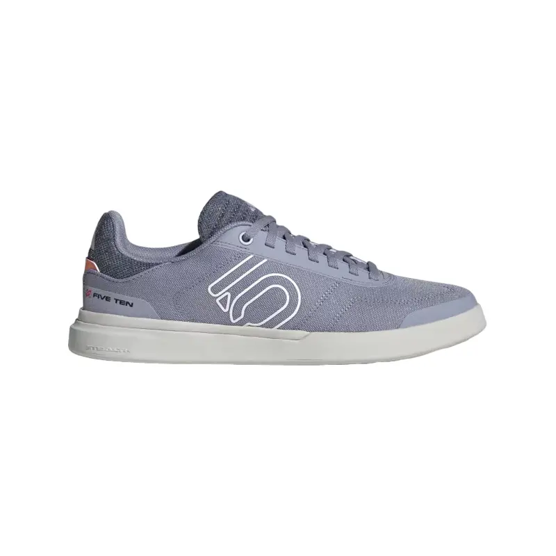 Five Ten Sleuth Dlx Canvas Flat Pedal Shoe - Womens - Silver Violet-White-Coral Fusion 1