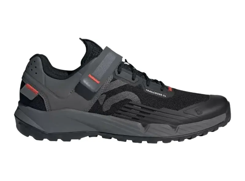 Five Ten Trailcross Clip-In Mtb Shoe - Core Black-Gray Three-Red 1