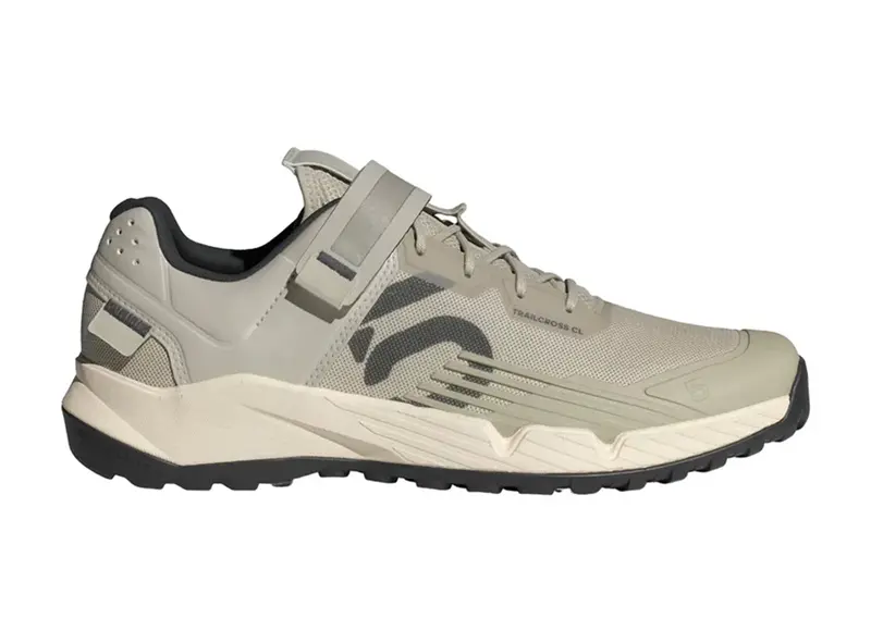 Five Ten Trailcross Clip-In Mtb Shoe - Putty Gray-Carbon-Wonder White 1