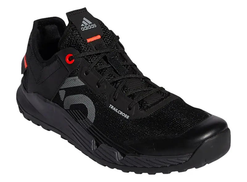 Five Ten Trailcross Lt Mtb Shoe - Womens - Core Black-Gray Two-Solar Red - 2022 1