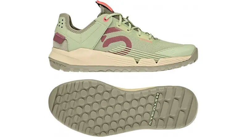 Five Ten Trailcross Lt Mtb Shoe - Womens - Magic Lime-Quiet Crimson-Orbit Green - 2022 4