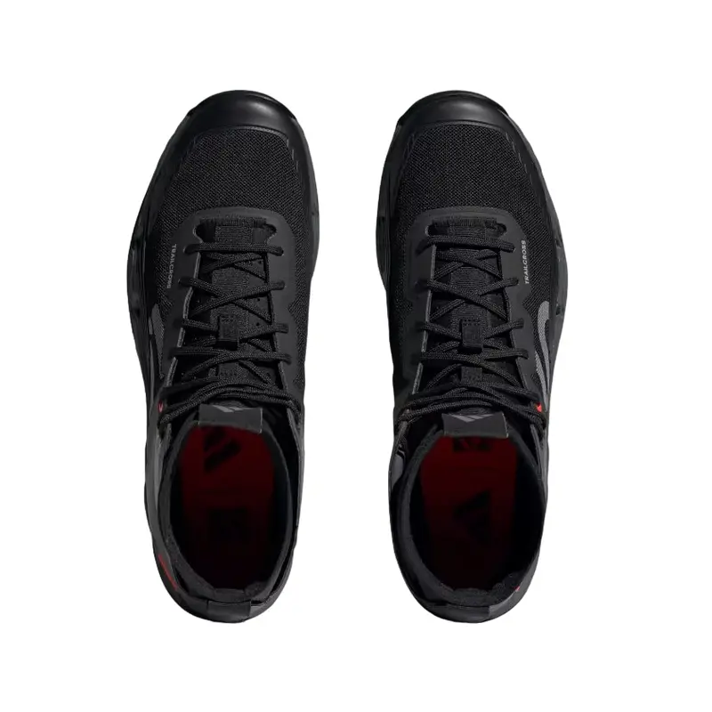 Five Ten Trailcross Mid Pro Mtb Shoe - Black-Gray Two-Solar Red 7