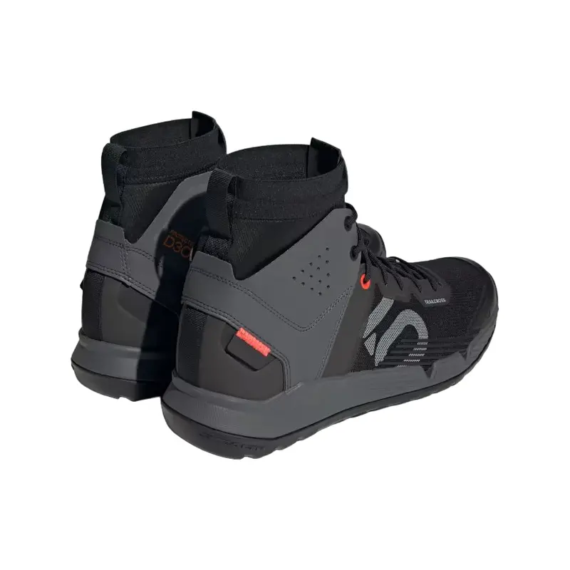 Five Ten Trailcross Mid Pro Mtb Shoe - Black-Gray Two-Solar Red 9