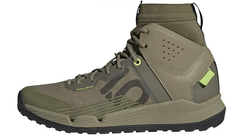 Five Ten Trailcross Mid Pro Mtb Shoe - Orbit Green-Core Black-Pulse Lime 3
