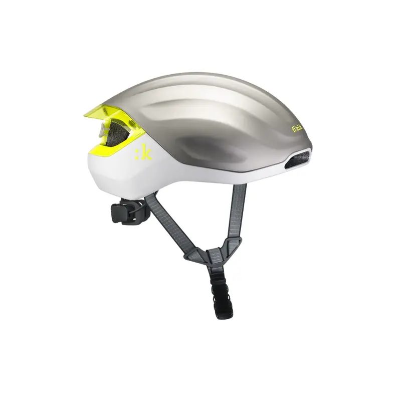 Fizik Kudo Road Aero Helmet With Light - Silver 1