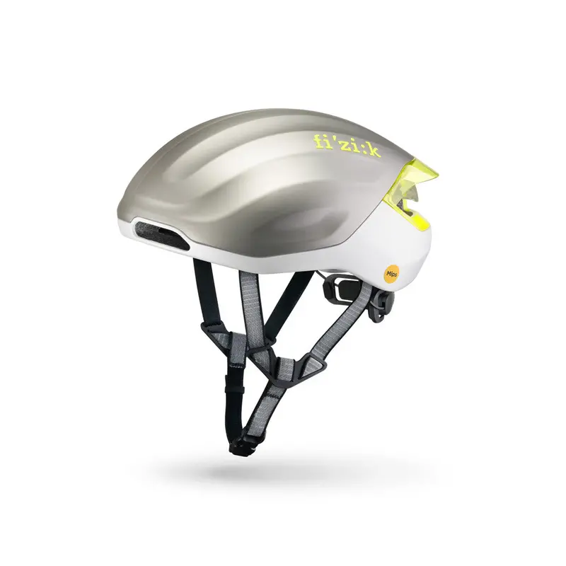 Fizik Kudo Road Aero Helmet With Light - Silver 3