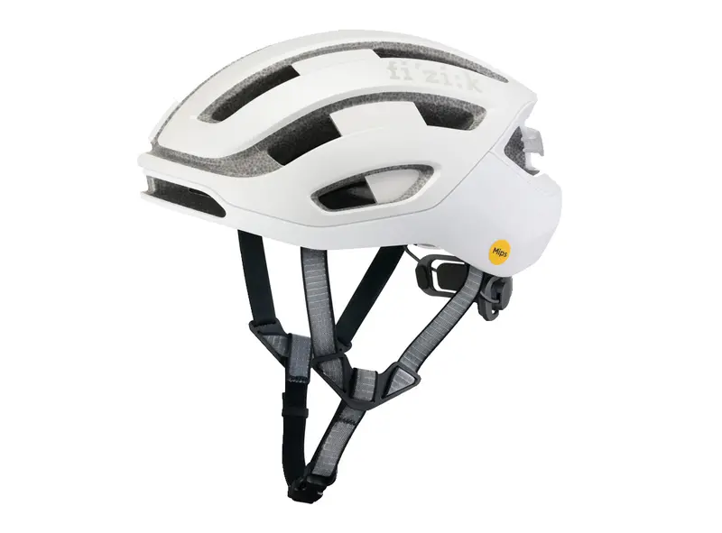 Fizik Kudo Road Helmet With Light - White 1
