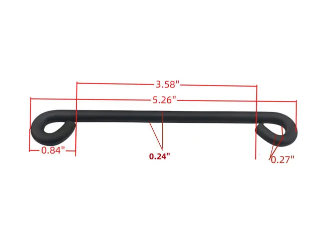 Footman Loop, For Tie Down Strap, 5" Long, Fits Military Humvee Universal 2