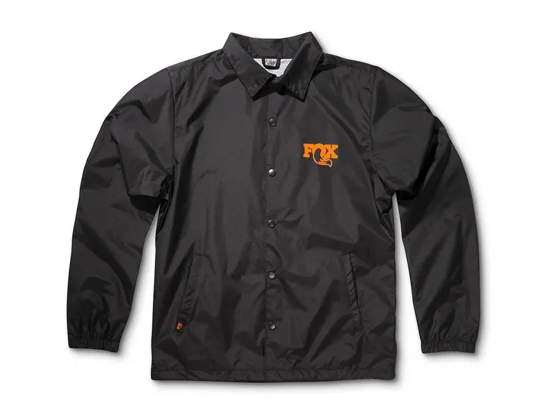 Fox Factory Windbreaker Jacket - Black-Orange 1