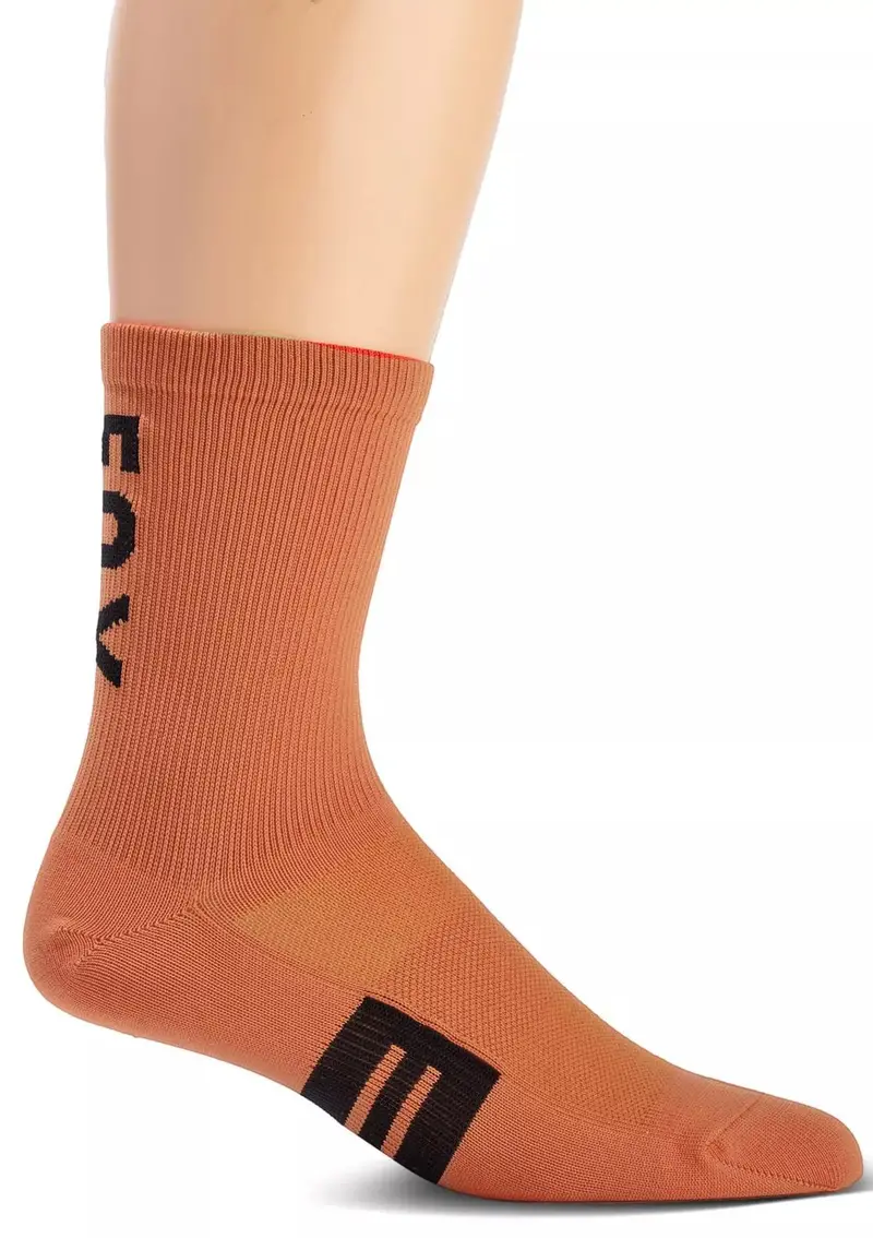 Fox Racing 6" Flexair Merino Sock - Atomic Orange 1