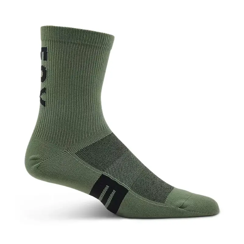 Fox Racing 6" Flexair Merino Sock - Moss 1